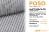 Technische Details zum strapazierfähigen Cord-Stoff Poso mit hoher Abriebfestigkeit für Polstermöbel.