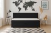 Elegantes schwarzes Kindersofa Mati im stilvoll eingerichteten Jugendzimmer.