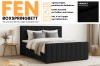 Highlights Boxspringbett FEN: Inklusive 4 cm Kaltschaum-Topper und zwei geräumigen Bettkästen.