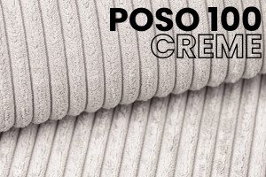 CORD Sofa mit Schlaffunktion Bettkasten 3 -Sitzer Poso-Stoff Cord-Sofa modernes Sofa Schlafsofa Couch Deine Möbel