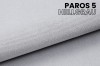 Detailansicht des hellgrauen Möbelstoffs Paros 5 – hochwertige Textur für Polstermöbel.