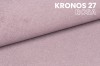 Struktur und Farbe des rosa Kronos 27 Bezugsstoffes in Nahaufnahme.