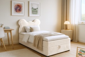 TEDDY Boxspringbett Polsterbett Komplettbett für Kinder Jugendliche Deine Möbel 24