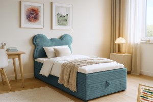 TEDDY Boxspringbett Polsterbett Komplettbett für Kinder Jugendliche Deine Möbel 24