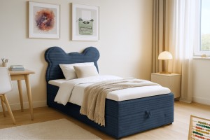 TEDDY Boxspringbett Polsterbett Komplettbett für Kinder Jugendliche Deine Möbel 24