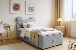 TEDDY Boxspringbett Polsterbett Komplettbett für Kinder Jugendliche Deine Möbel 24