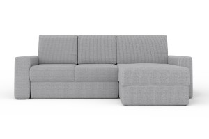 TOCO Sofa mit Schlaffunktion Bettkasten, Schlafsofa in Cord Boucle Velours Deine Möbel