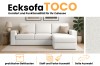 Ecksofa TOCO mit Bettkasten und individueller Stoffwahl für maximalen Komfort.
