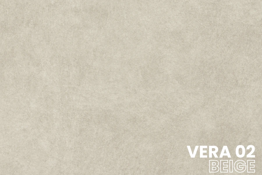 Detaillierte Texturansicht des Möbelstoffs Vera 02 in Beige.
