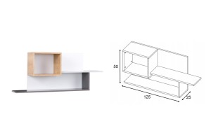 JUSTIN B Kinderzimmer-Set Jugendzimmer-Set mit Bett Deine Möbel