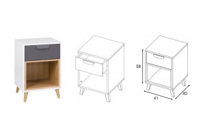 JUSTIN B Kinderzimmer-Set Jugendzimmer-Set mit Bett Deine Möbel