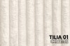 Nahaufnahme des hochwertigen Cord-Bezugsstoffes Tilia 01 in der Farbe Creme für Polstermöbel.