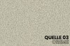 Bouclé-Stoff Quelle 03 Creme, flauschiges Textilmuster für Polsterbetten.