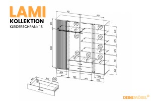 LAMI D Schlafzimmer Set Komplettschlafzimmer Deine Moebel