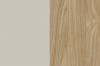Farbmuster in Sandbeige und Eiche-Dekor für die TOGY Möbelkollektion.