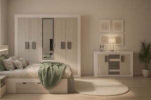 HEAVEN Bett 160x200 cm mit Beleuchtung Schlafzimmer Deine Möbel