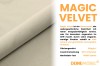 Hochwertiger Magic Velvet Veloursstoff in Beige, strapazierfähig und weich für Polstermöbel.