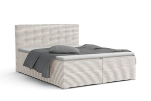 CYNTHIA Boxspringbett Komplettbett Polsterbett Cord-Samt Deine Möbel 24