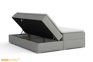 LON IV 160x200 Cord Poso 100 Ecru Boxspringbett Komplettbett Polsterbett Cord-Samt Deine Möbel