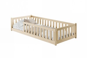 BELMO 80x160 Natur Kiefer Kinderbett Laufstall Deine Möbel