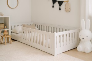 BELMO 120x200 Weiß Kinderbett Laufstall Deine Möbel