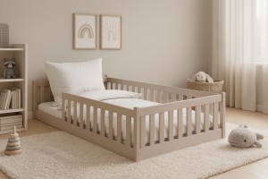 BELMO 120x200 Cashmere Kinderbett Laufstall Deine Möbel
