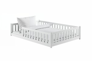 BELMO 140x200 Weiß Kinderbett Laufstall Deine Möbel