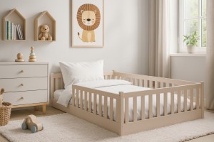 BELMO 140x200 Cashmere Kinderbett Laufstall Deine Möbel