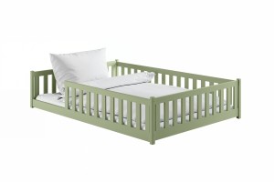 BELMO 140x200 Olive Olivgrün Kinderbett Laufstall Deine Möbel