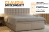 Claudia Boxspringbett Beige: Details zu Bettkasten und Kaltschaum-Topper