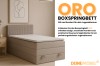 ORO Boxspringbett für Jugendzimmer von DeineMöbel24 mit Text-Overlay