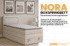 Nora Boxspringbett für Jugendzimmer: Kombination aus Stil, Komfort und extra Stauraum.
