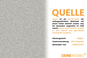 LINA Boxspringbett mit Bettkasten Boxbett in Boucle Deine Möbel