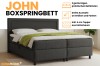 Productkenmerken boxspringbed John: met opbergruimtes, koudschuim topper en kleurkeuze.