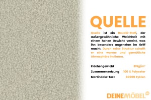 BEN Polsterbett in Cord, Bouclé & Samt, inkl. Lattenrost und Bettkasten Deine Möbel