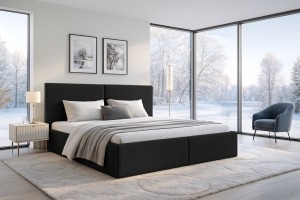 BEN Polsterbett in Cord, Bouclé & Samt, inkl. Lattenrost und Bettkasten Deine Möbel