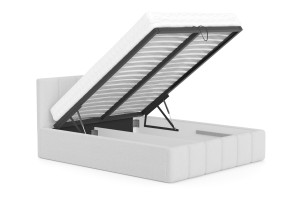 BEN Polsterbett in Cord, Bouclé & Samt, inkl. Lattenrost und Bettkasten Deine Möbel