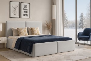 BEN Polsterbett in Cord, Bouclé & Samt, inkl. Lattenrost und Bettkasten Deine Möbel