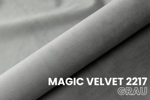 BERNO massives Polsterbett in Cord, Bouclé & Samt, inkl. Lattenrost und Bettkasten Deine Möbel