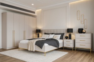 MIRELO Schlafzimmer Set Komplettschlafzimmer in Cashmere Deine Möbel