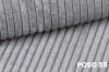 Hellgrauer Cord-Stoff POSO 55 - Nahaufnahme der hochwertigen Textur