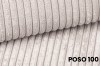 Nahaufnahme vom Cordstoff Poso 100 in Hellbeige für Polstermöbel