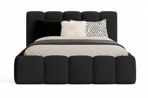 VALIA Polsterbett mit Bettkasten und Lattenrost Bouclé Deine Möbel