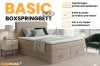 Voordelen van het Basic Duo boxspringbed met opbergruimte en topper.