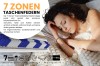7-Zonen-Taschenfederkern-Matratze für eine punktelastische Anpassung und ergonomischen Schlaf.