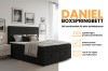 Productoverzicht Daniel boxspringbed met opbergruimtes, kleurkeuze en koudschuim topper.