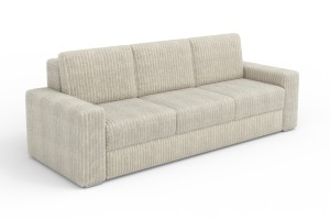 TIMON Sofa 3-Sitzer 245 cm breit mit Schlaffunktion Cord Stoff Deine Moebel
