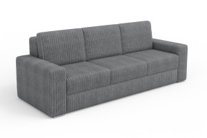 TIMON Sofa 3-Sitzer 245 cm breit mit Schlaffunktion Cord Stoff Deine Moebel