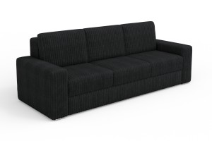 TIMON Sofa 3-Sitzer 245 cm breit mit Schlaffunktion Cord Stoff Deine Moebel