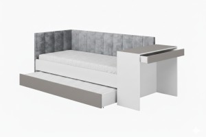 FABIAN 90x200 Jugendbett Multifunktionsbett Kinderbett Bett mit Ausziehbett Deine Möbel